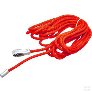 Elastic rope 8mm x 8m, red