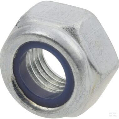 Hexagon lock nut M10x1.50 DIN985 steel zinc-Plated Class 8 Kramp