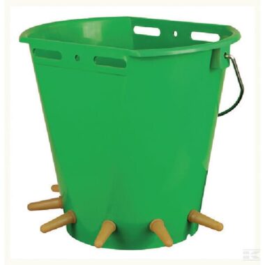 Lamb bucket, 6 teats, plastic